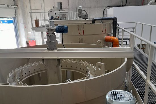 Abwasserreinigungstechnologie in einem Verpackungsmittelwerk