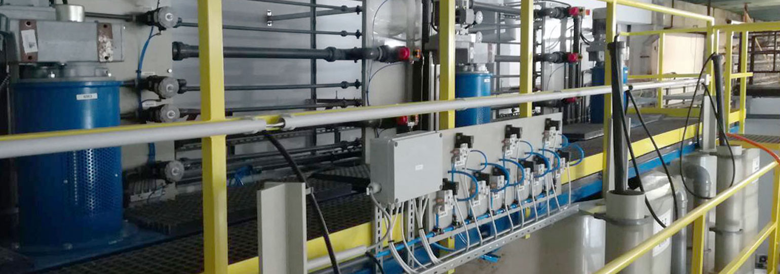 Surface treatment plant wastewater treatment
